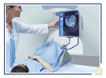 CT scan showing the location and size of a carcinoid tumor
